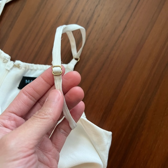 Marciano Silk white mini dress size small in good used condition. - Picture 6 of 11